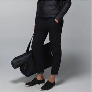 Lululemon Athletica Departure Black Pants, Size 8